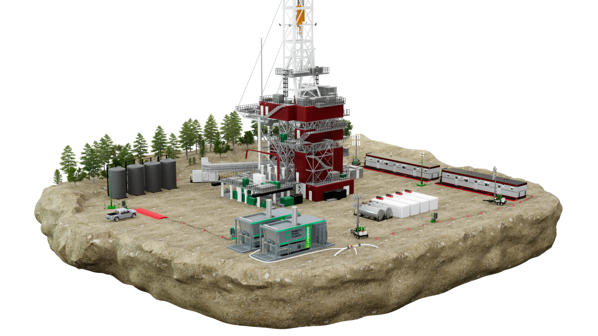 Drilling Site Natural Gas Power Solution